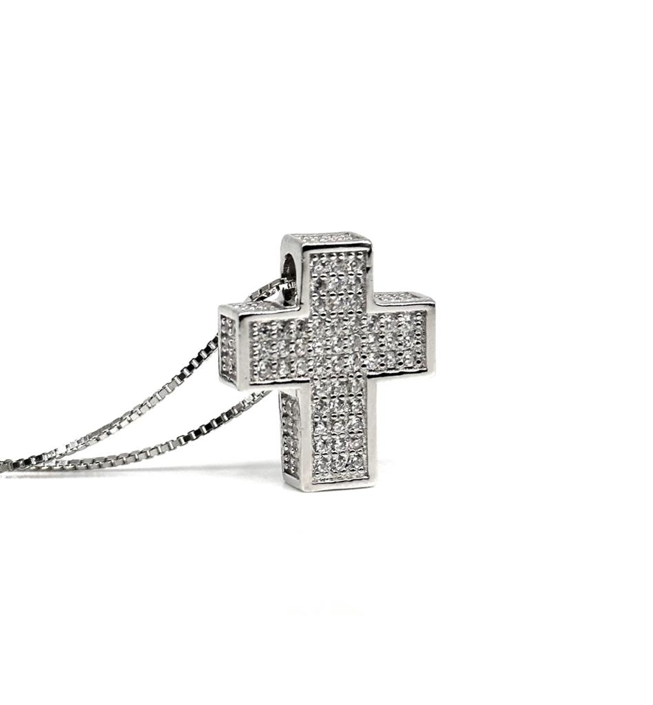 Brilliant cross collection necklace - 14916